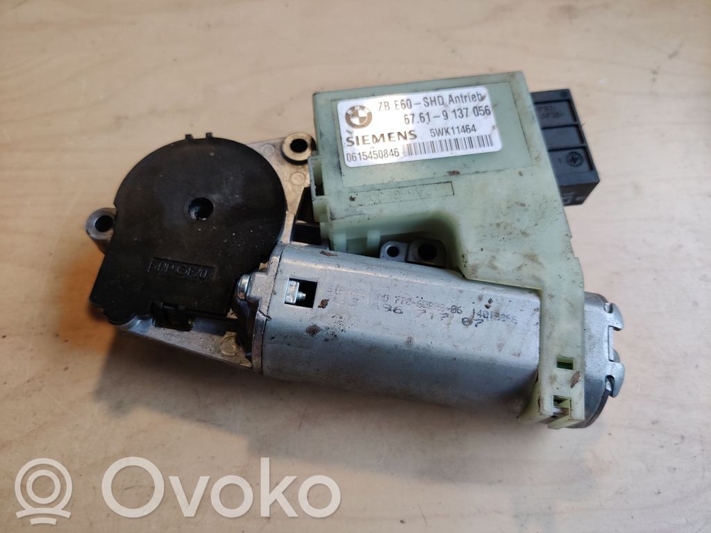 BMW 5 E60 E61 Jumta lūkas vadības bloks 