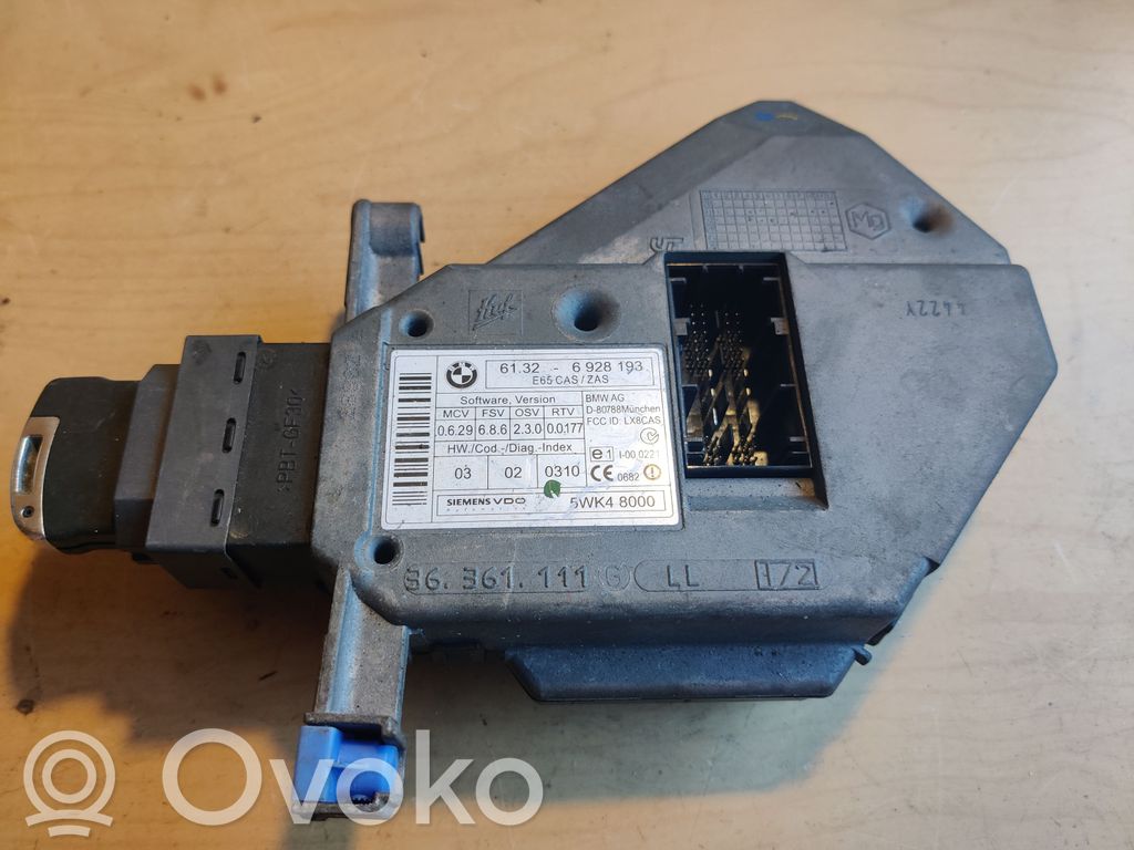 BMW 7 E65 E66 Ignition key card reader 