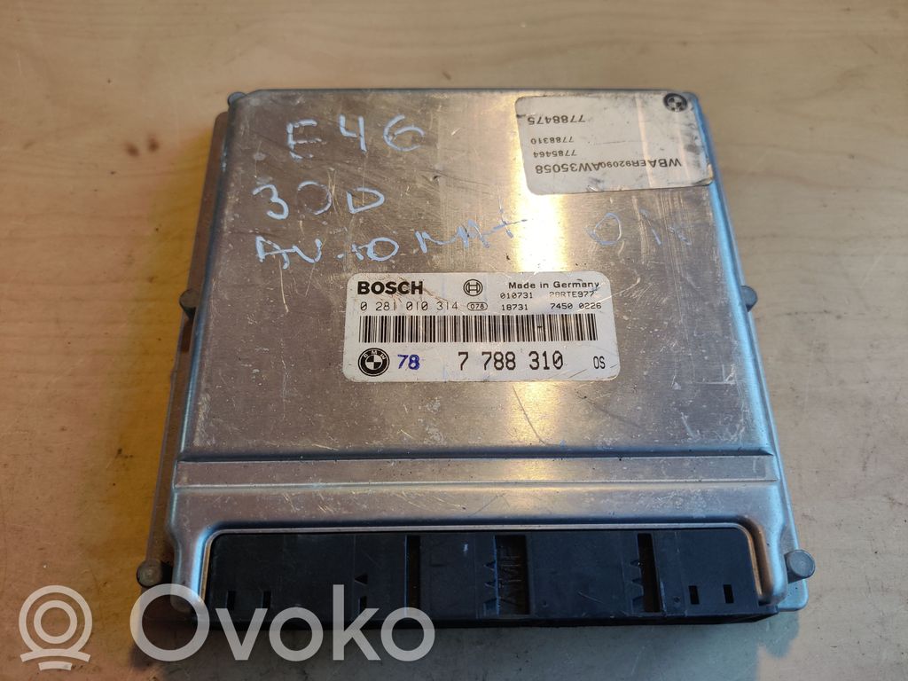 BMW 3 E46 Engine control unit/module 