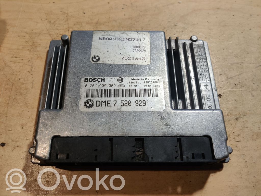 BMW 7 E65 E66 Engine control unit/module 
