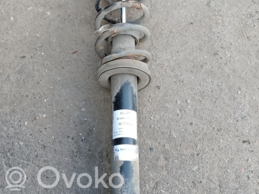 BMW 5 F10 F11 Rear shock absorber with coil spring 