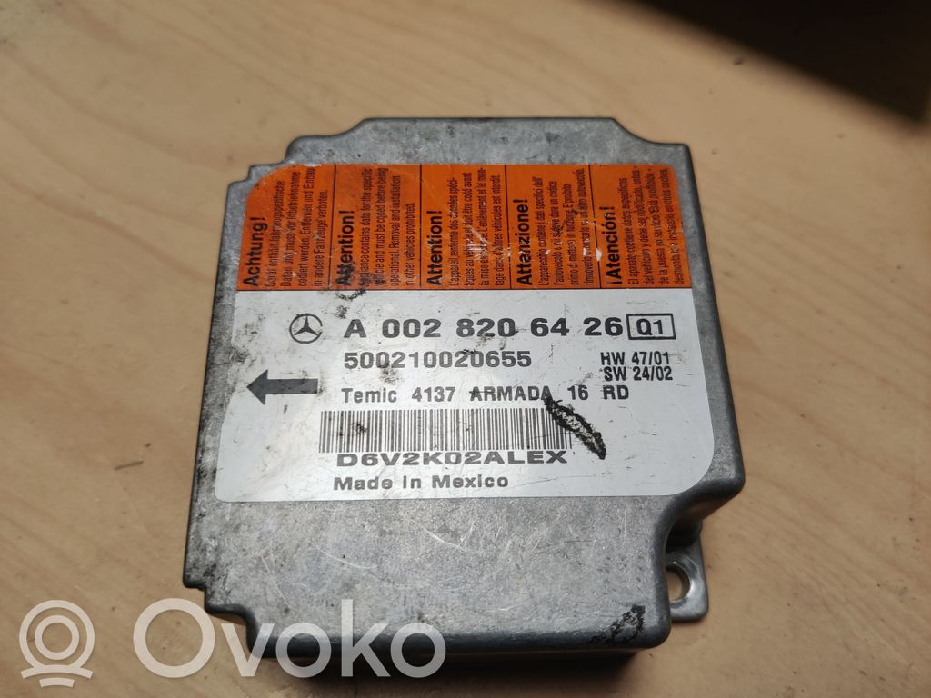 Mercedes-Benz E W211 Airbag control unit/module 