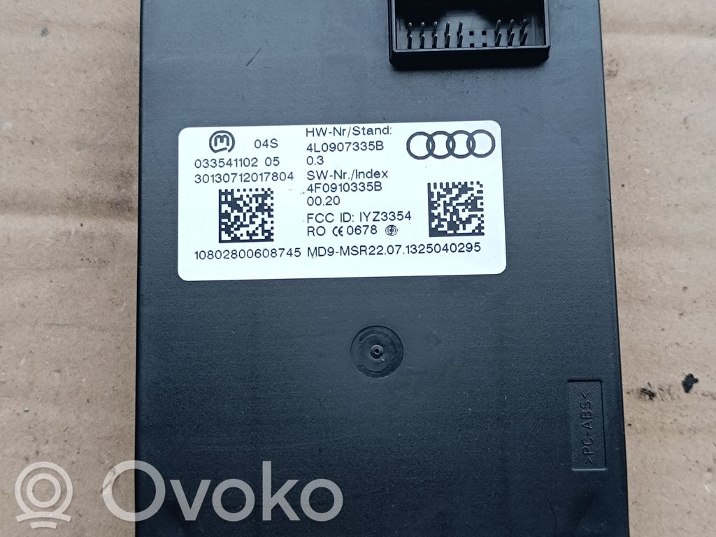 Audi Q7 4L Unitate/modul de control fără cheie (KESSY) 