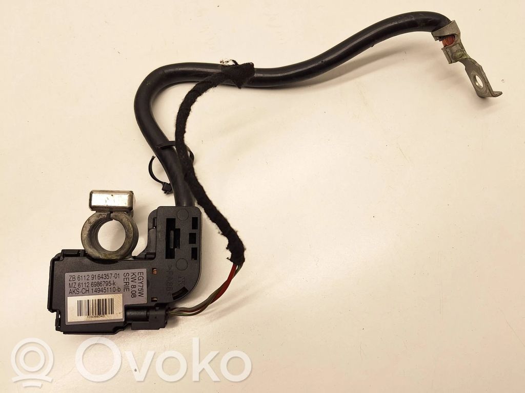 BMW X5 E70 Negative earth cable (battery) 