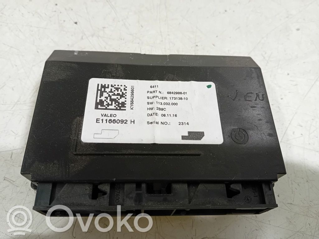 BMW i3 Climate control unit 