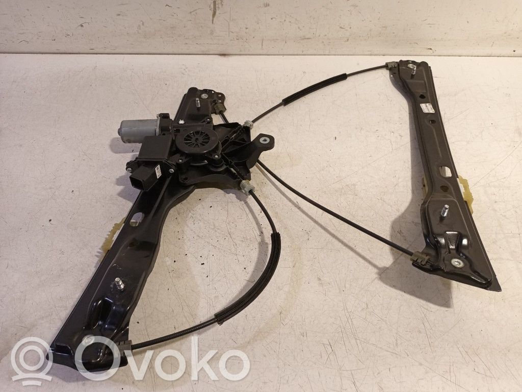Opel Astra K Front door window regulator with motor 