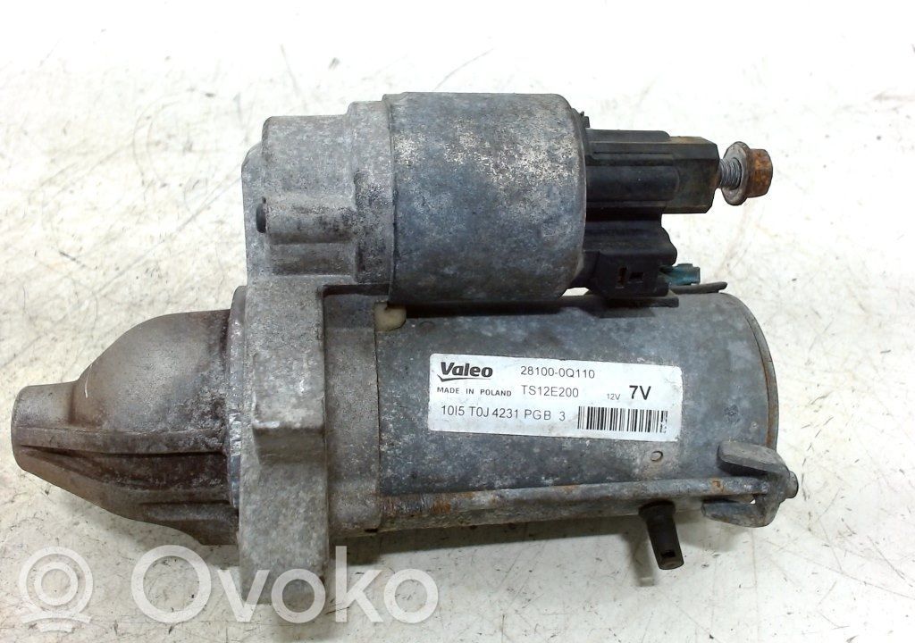Citroen C1 Starteris 