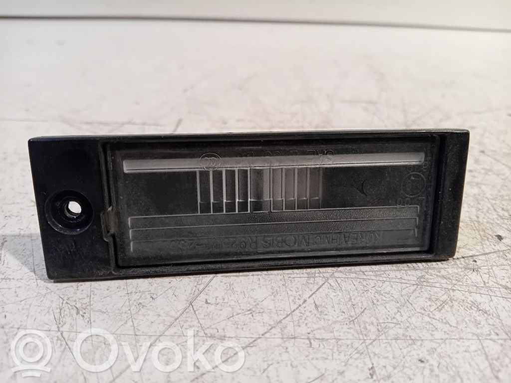 KIA Ceed Éclairage de plaque d'immatriculation 