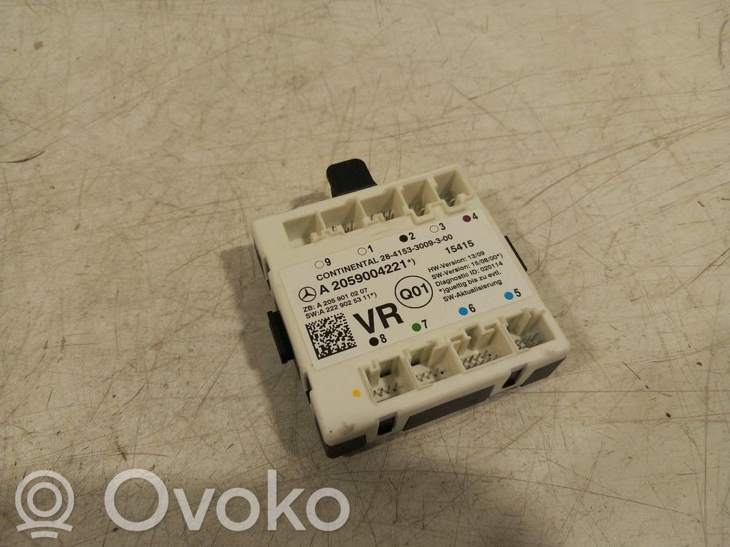 Mercedes-Benz C W205 Door central lock control unit/module 