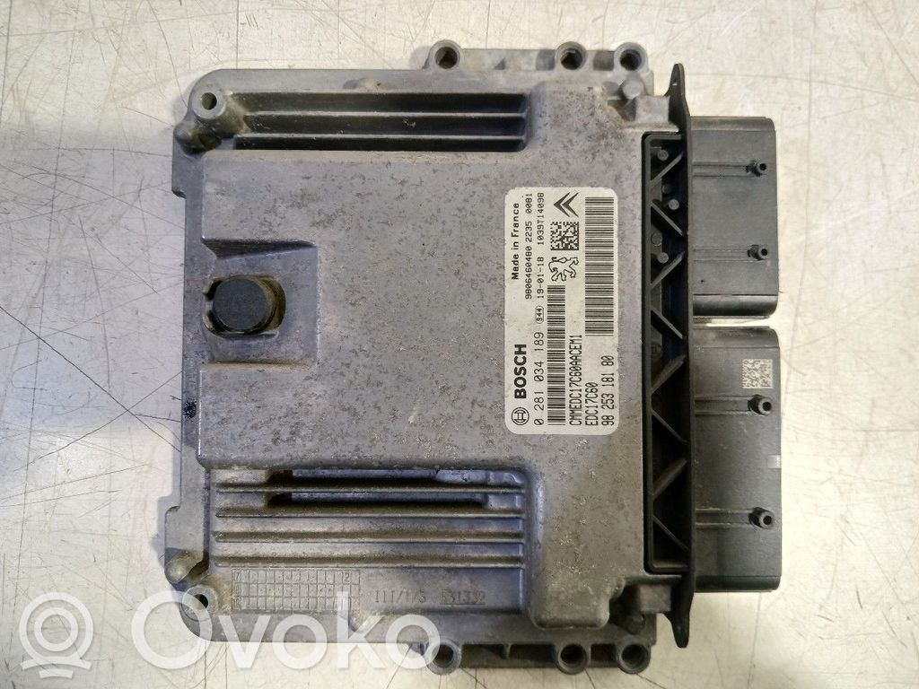 Citroen Berlingo Variklio valdymo blokas 