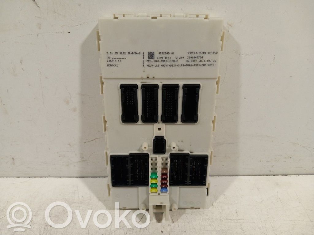 Sterownik / Moduł komfortu   61359292949,116RI001052,9292949