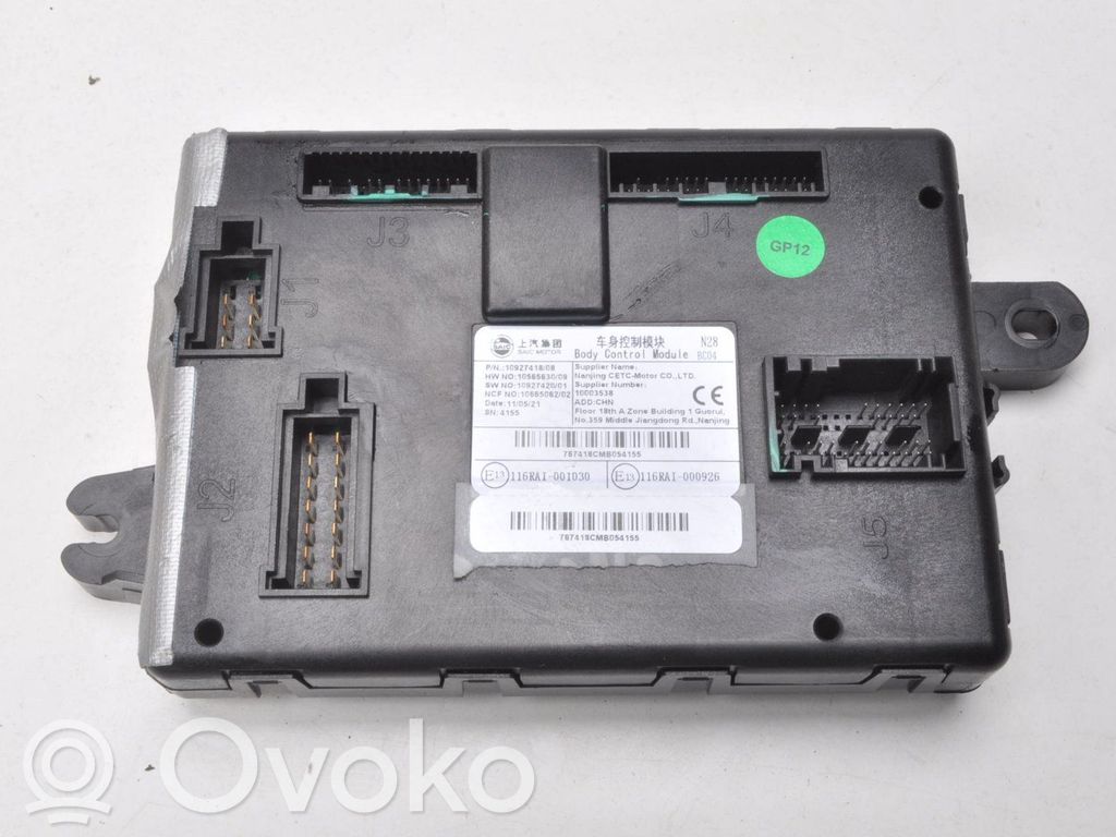 MG ZS Comfort/convenience module 