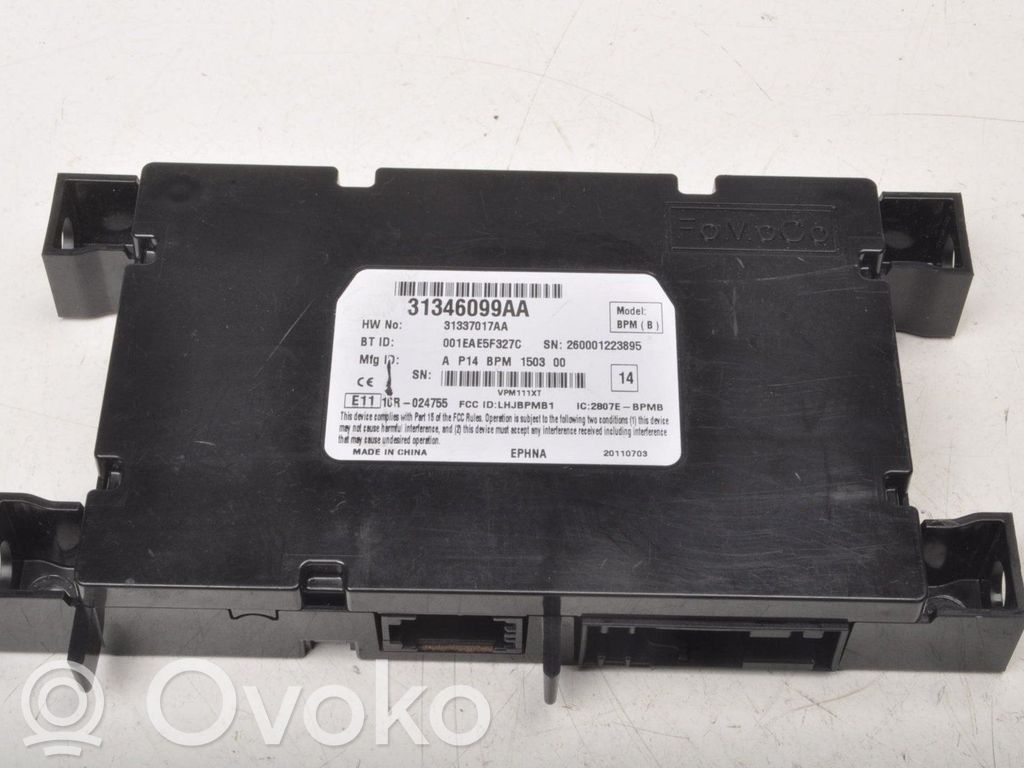Bluetooth control unit module   31346099AA