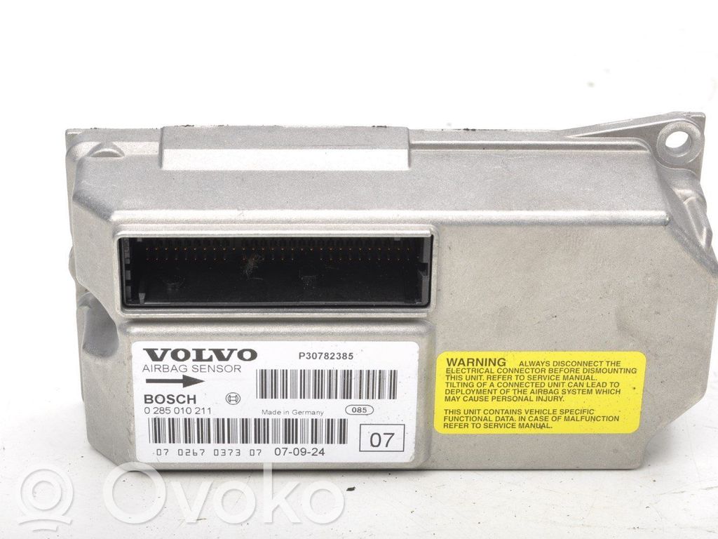 Airbag control unit/module   P30782385