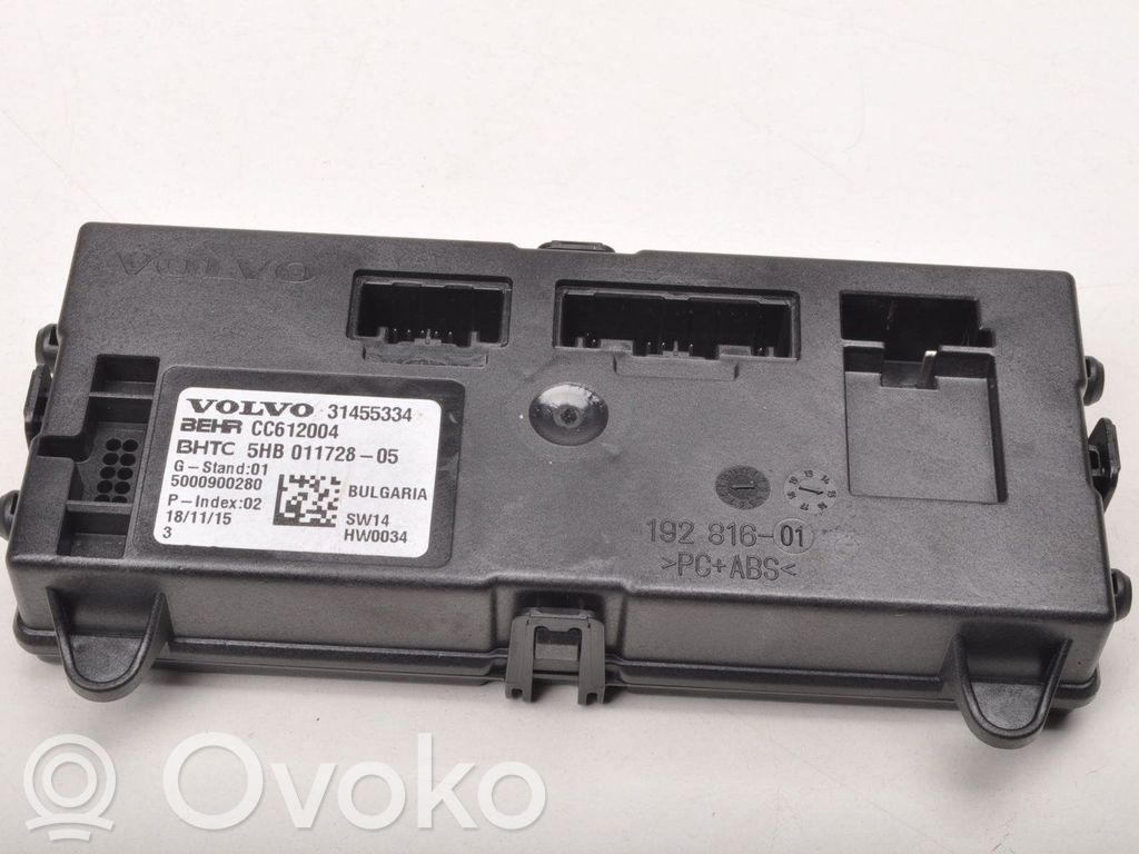 Volvo XC90 Air conditioner control unit module 