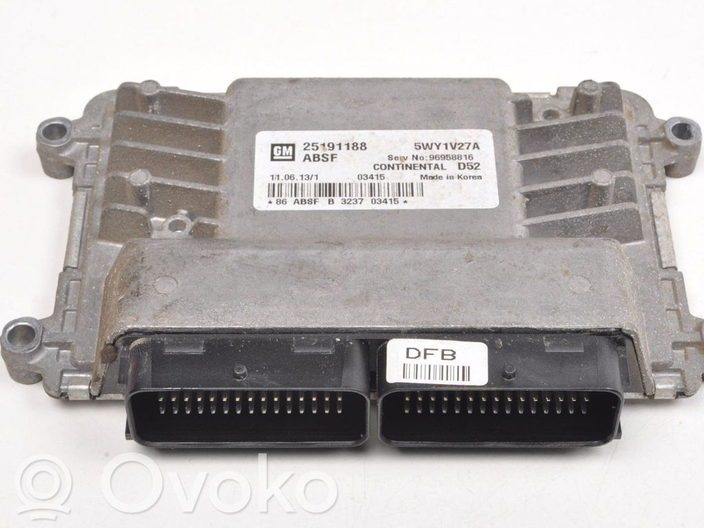 Chevrolet Spark Engine control unit/module ECU 