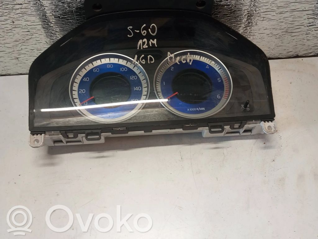 Volvo S60 Licznik / Prędkościomierz 