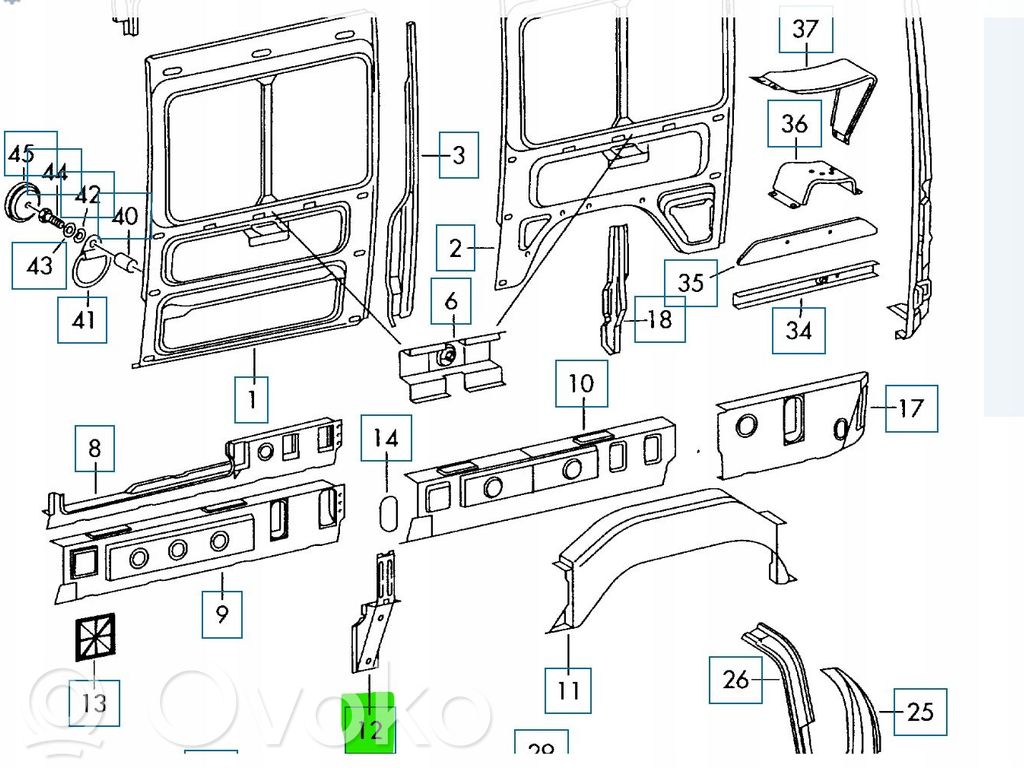 AC 428 Kit completo per il corpo 