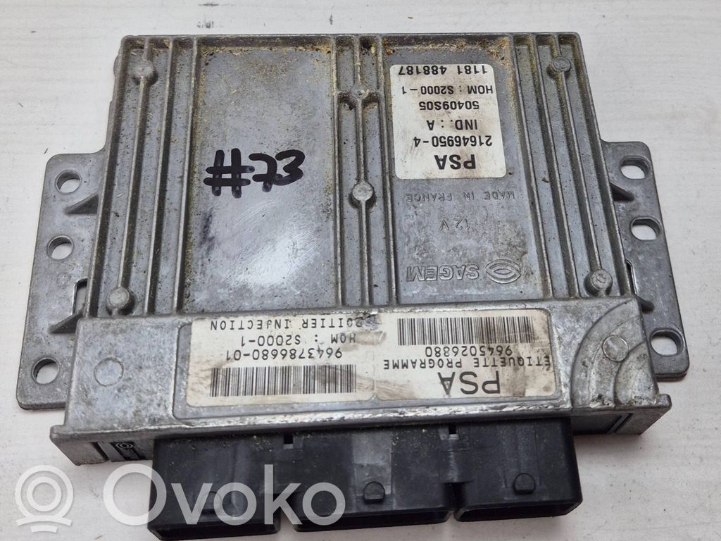 Citroen C5 Engine control unit/module 