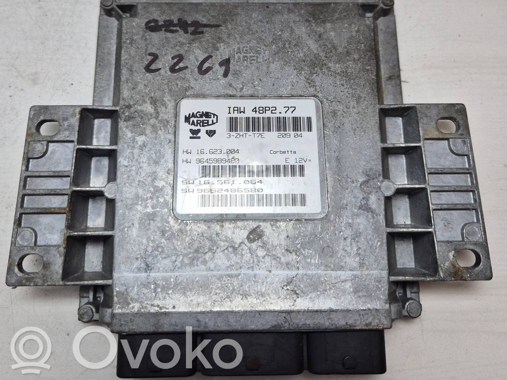 Engine control unit/module   IAW48P277,9652486580,9645989480,16561064