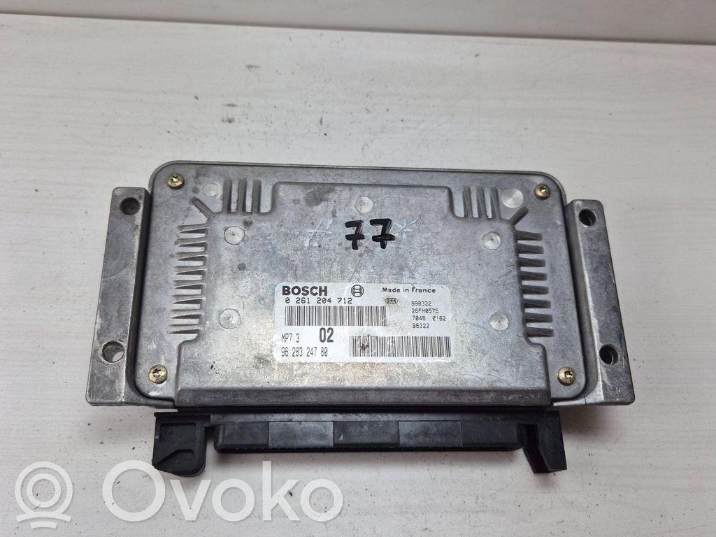 Peugeot 206 Engine control unit/module 