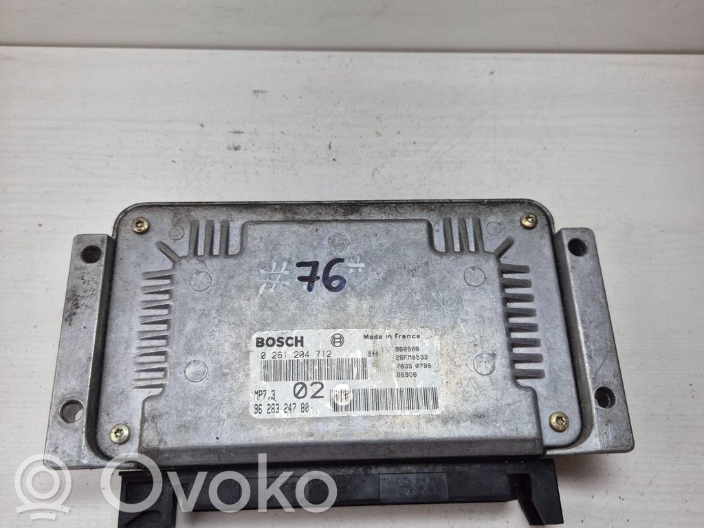 Peugeot 206 Engine control unit/module 
