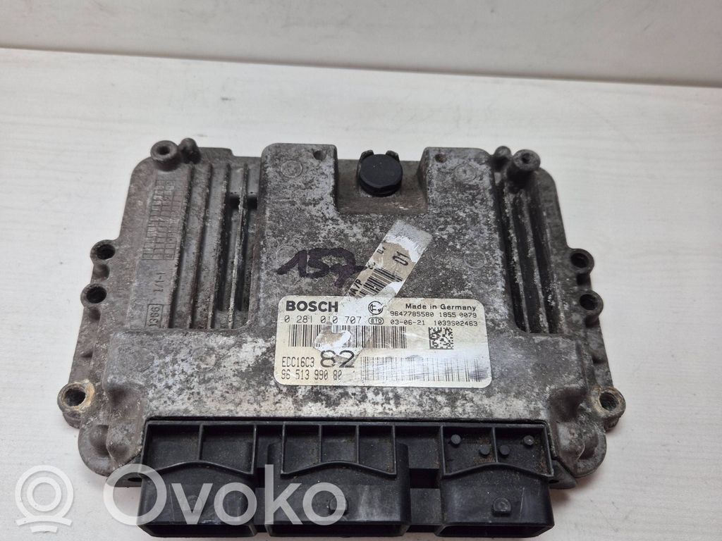 Engine control unit/module   0281010707,9651399080