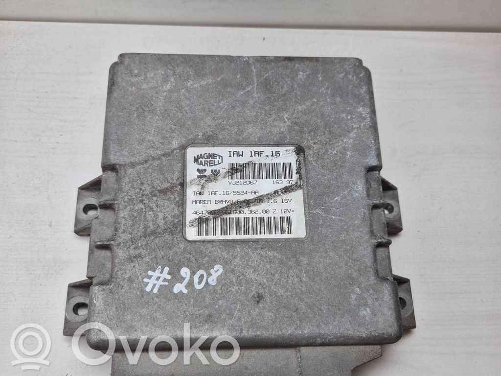 Fiat Bravo - Brava Engine ECU kit and lock set 