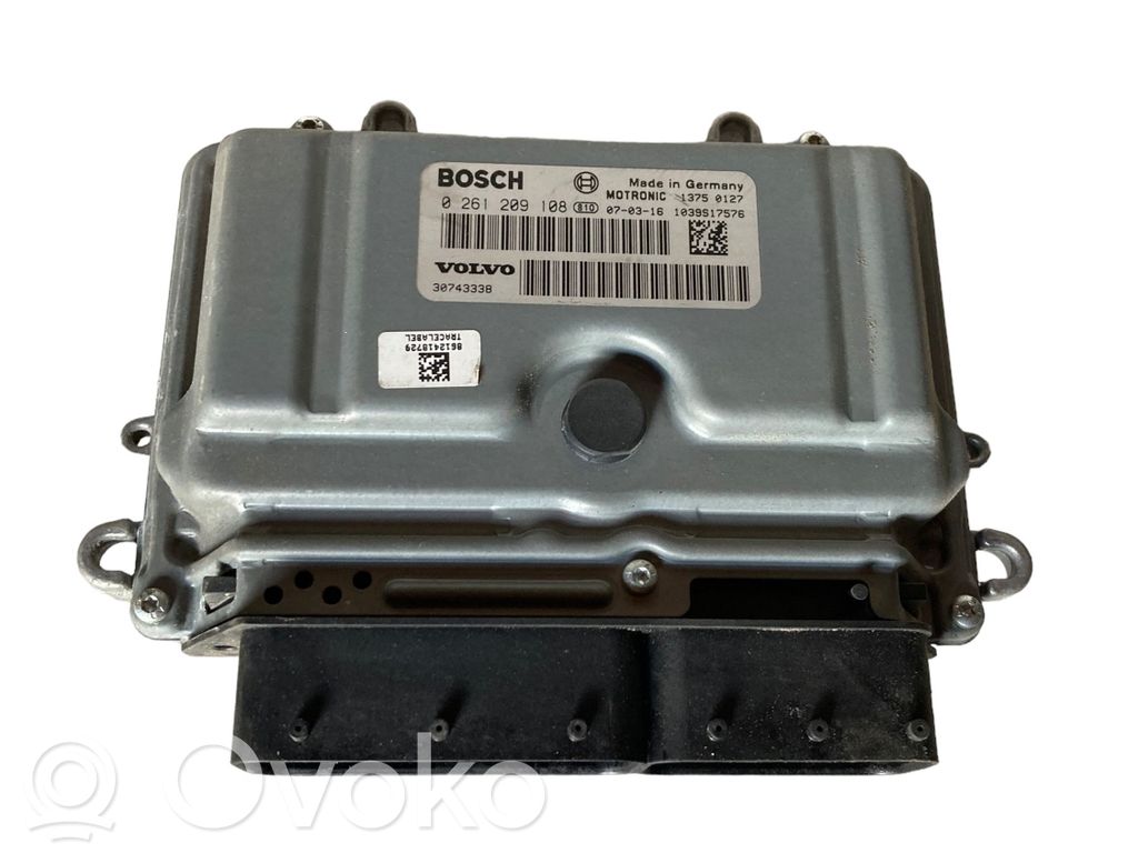 Engine control unit/module   30743338,0261209108,1039S17576