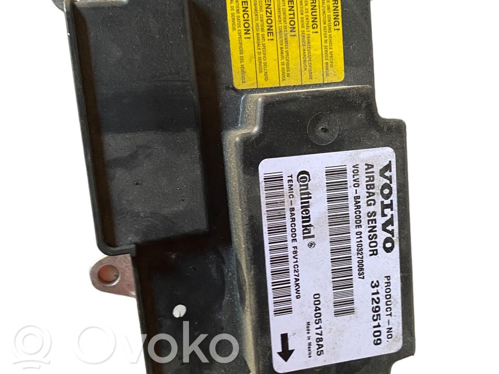 Airbag control unit/module   31295109,00405178A5,011032700637