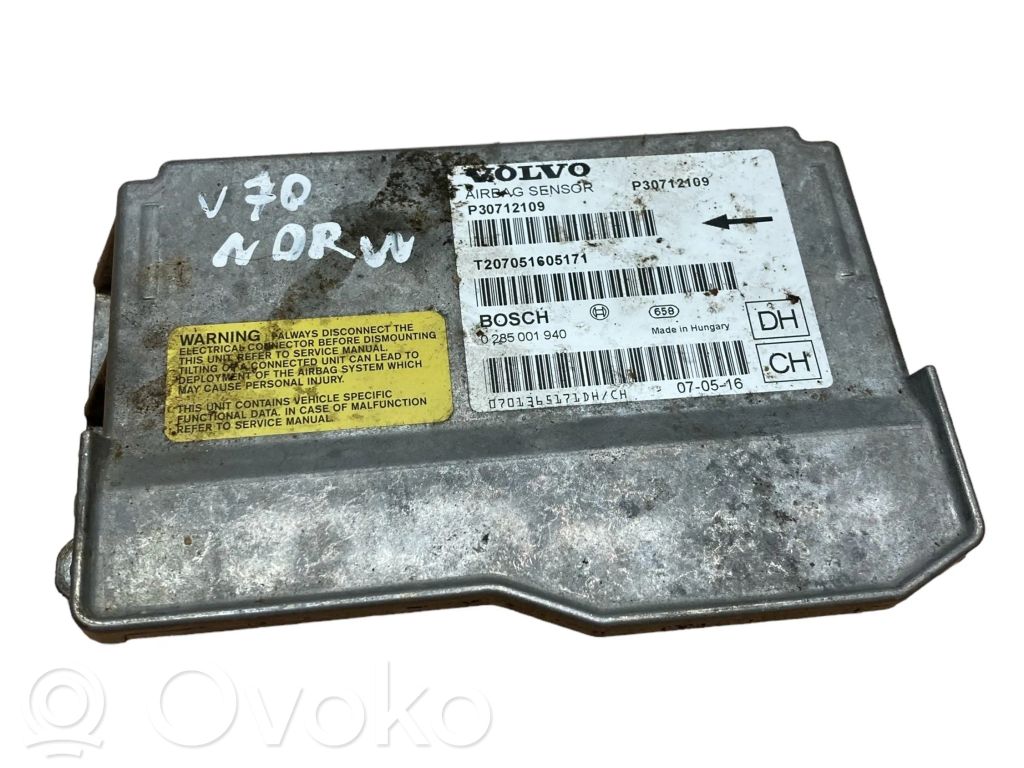 Volvo V70 Airbag control unit/module 