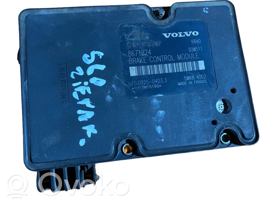 ABS Pump   8671224,5WK84002,10092504033