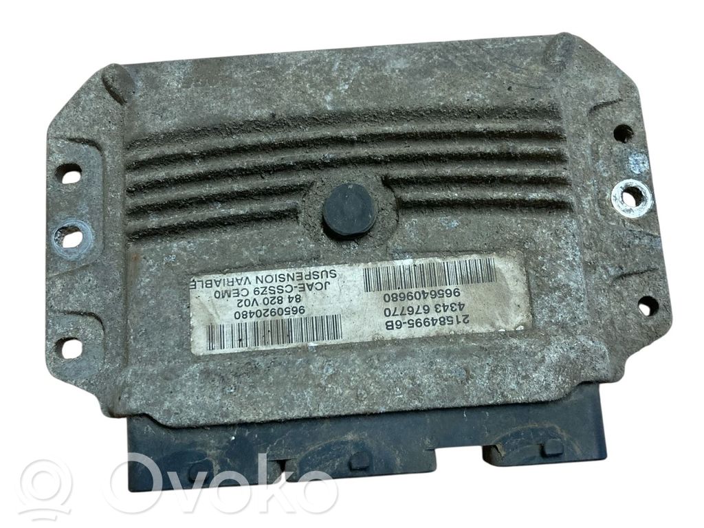 Module de commande suspension   215849956B,9650920480,9656409680