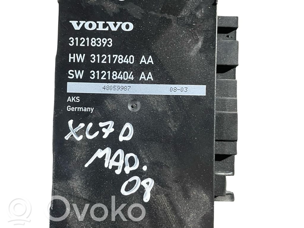 Tailgate/trunk control unit/module   31218393,31218404,31217840