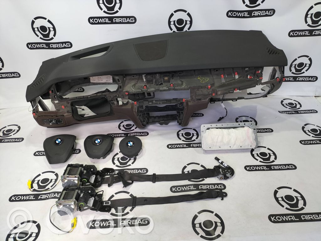 BMW X6 F16 Zestaw poduszek powietrznych z panelem 