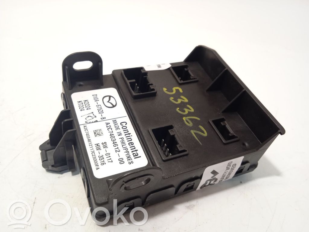 Mazda CX-3 Other control units/modules 