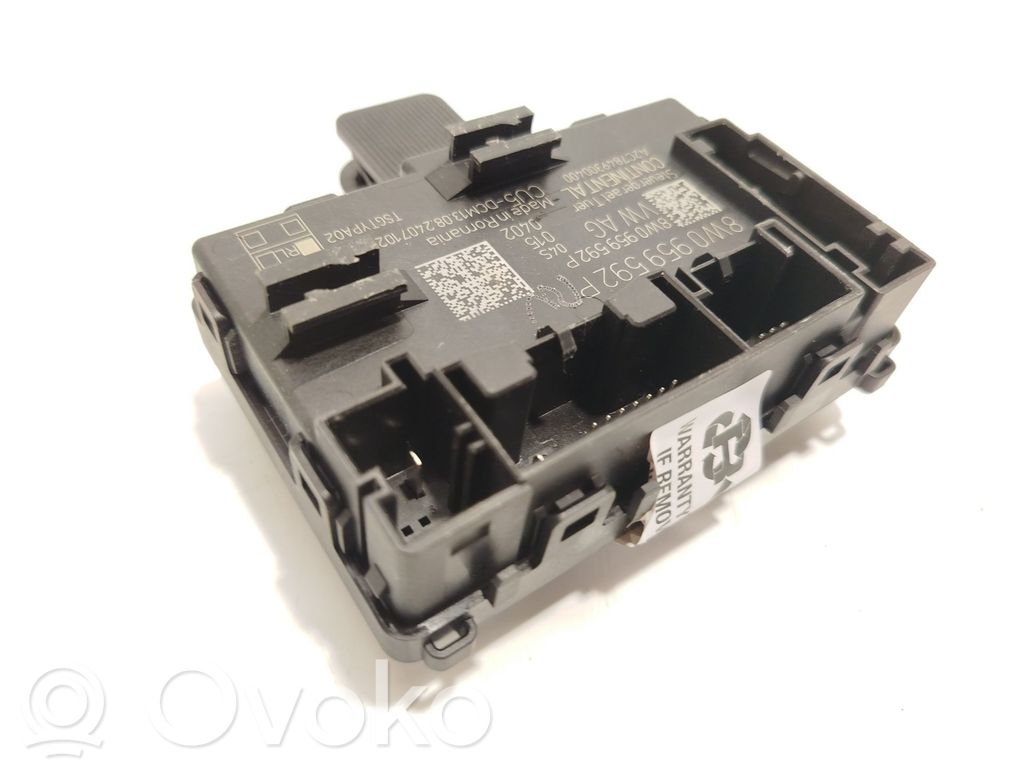 Audi A4 S4 B9 8W Unité de commande module de porte 
