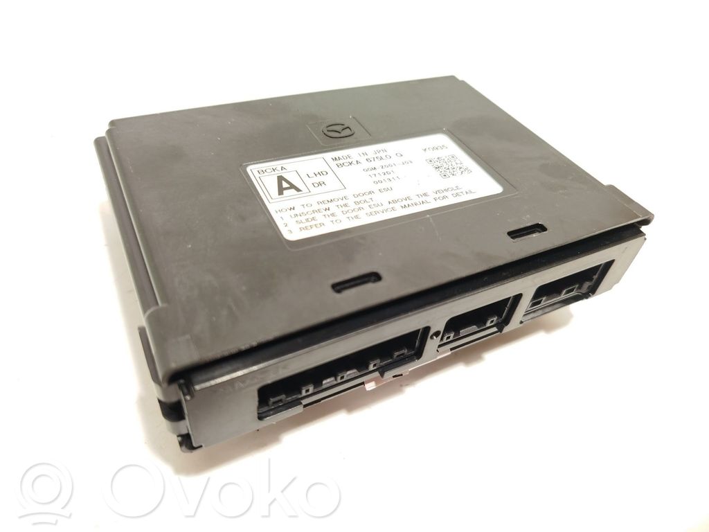 Mazda 3 Other control units/modules 