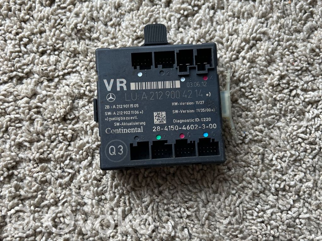 Mercedes-Benz E W212 Door control unit/module 