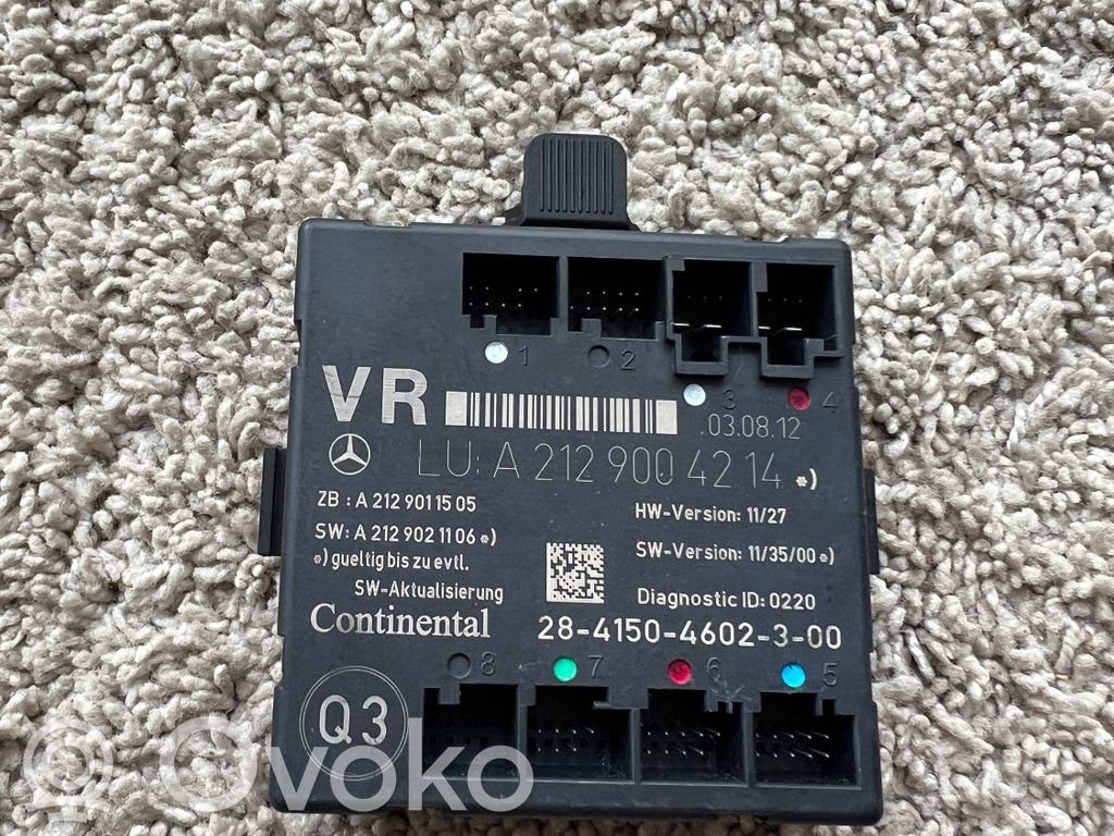 Mercedes-Benz E W212 Door control unit/module 