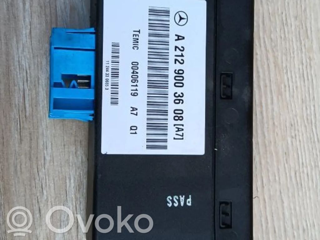Mercedes-Benz E W212 Other control units/modules 