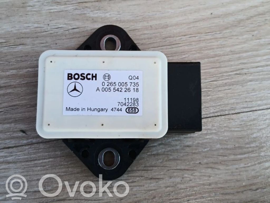 Mercedes-Benz E W212 ESP acceleration yaw rate sensor 