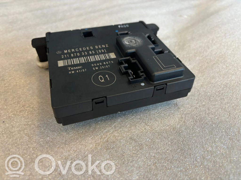Mercedes-Benz E W211 Other control units/modules 