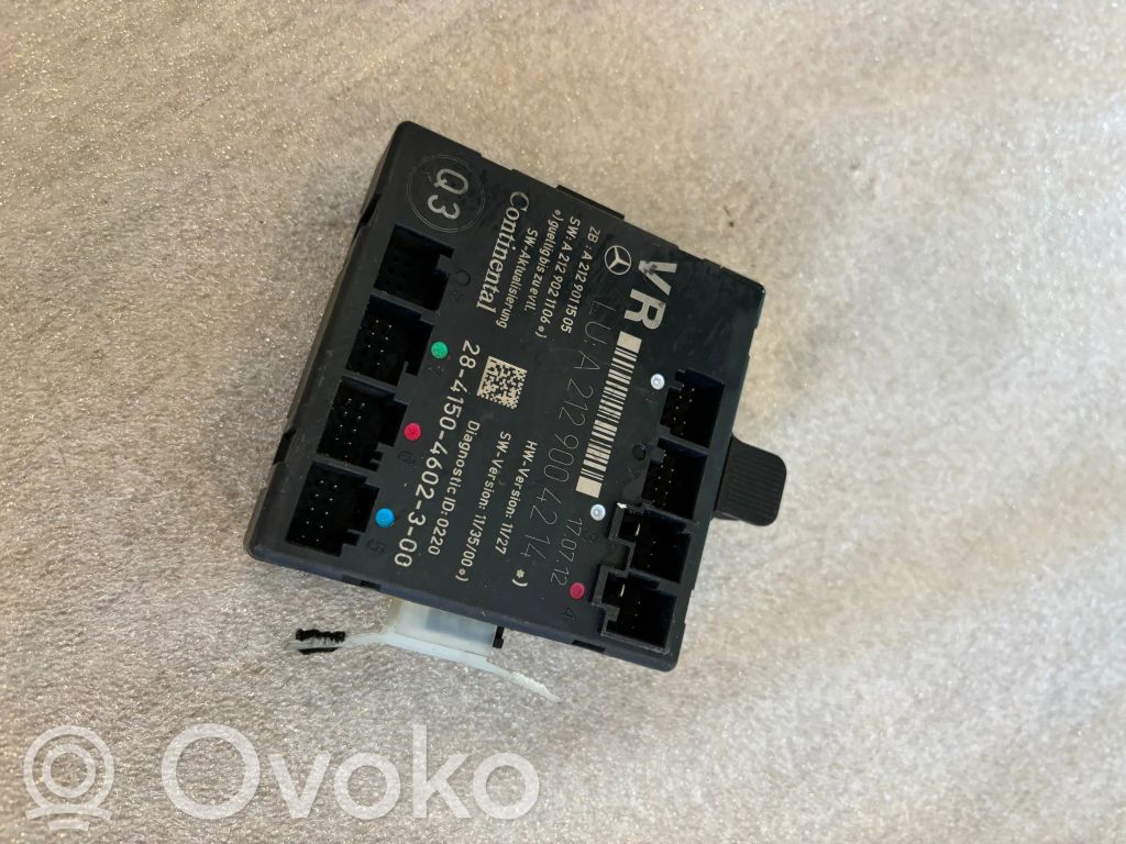Mercedes-Benz C W204 Door control unit/module 
