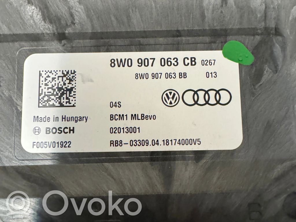 Audi A4 S4 B9 Module confort 
