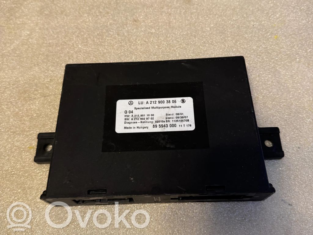 Mercedes-Benz E W212 Comfort/convenience module 