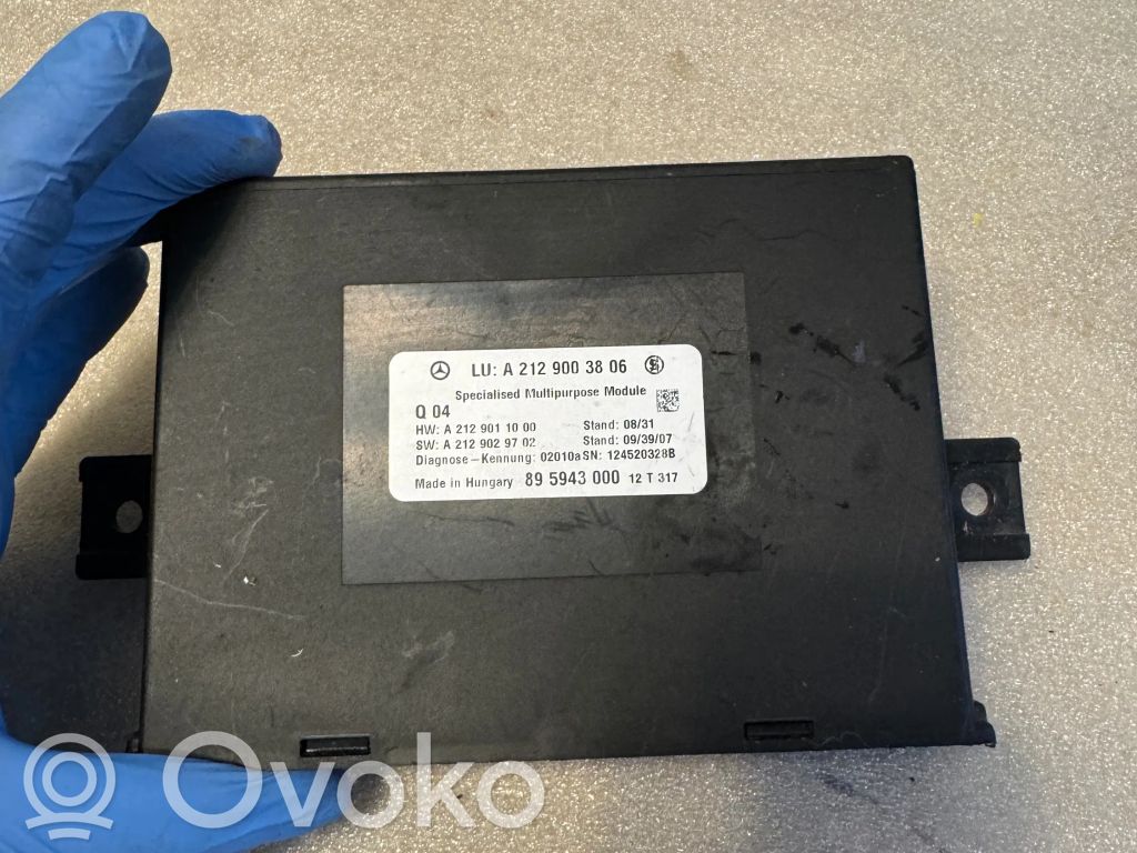 Mercedes-Benz E W212 Comfort/convenience module 