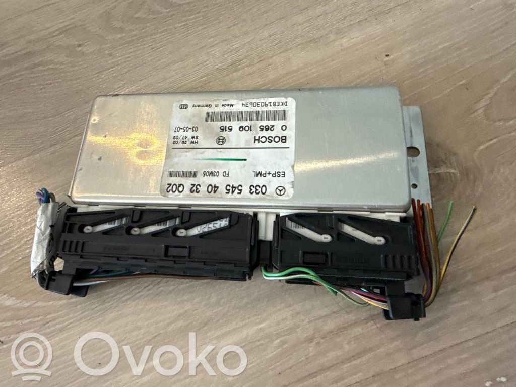 Mercedes-Benz E W211 ESP (stability system) control unit 