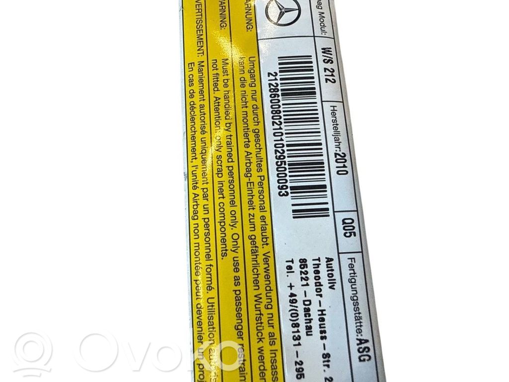 Mercedes-Benz E W212 Airbag del asiento 