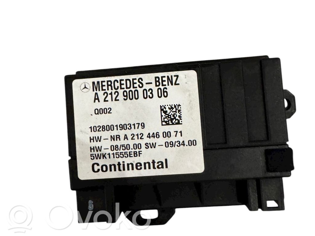 Mercedes-Benz C W204 Fuel injection pump control unit/module 